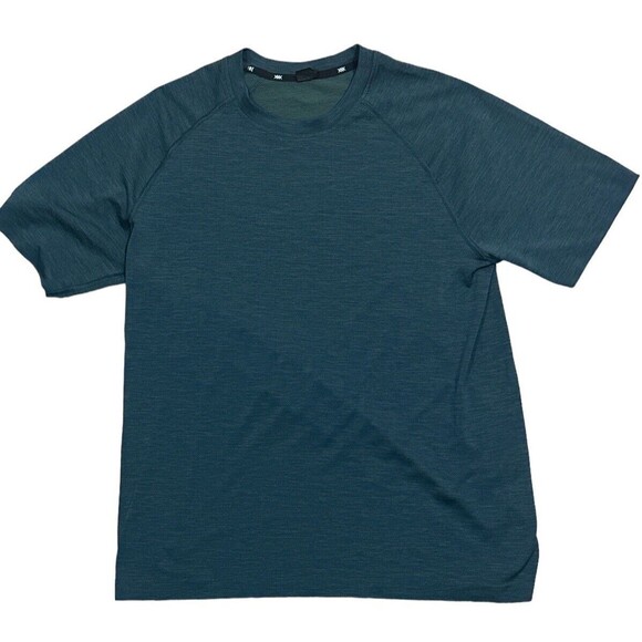 RHONE Men’s‎ Active Shirt Blue Green $78 MSRP See Pics For Size  EUC - Picture 1 of 5